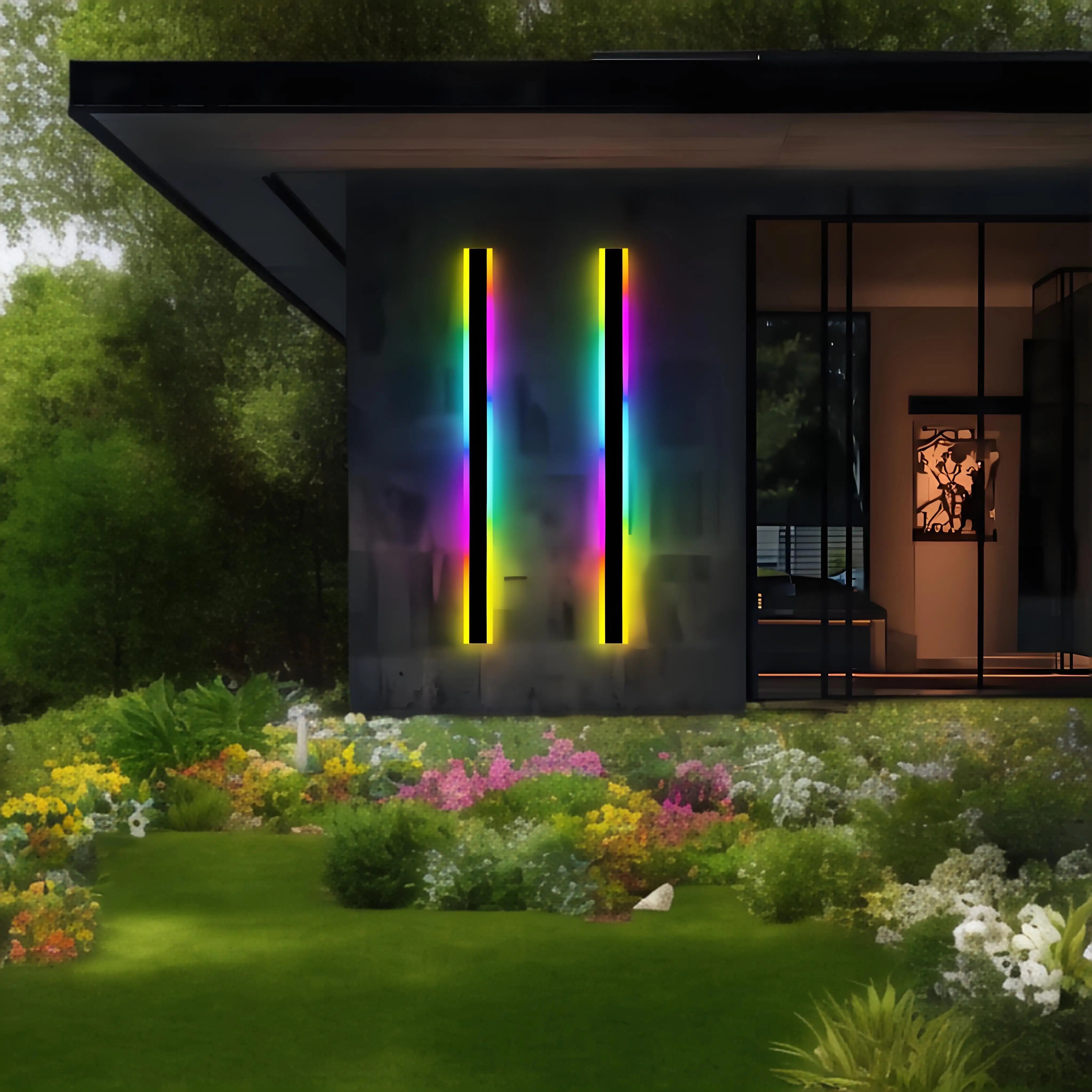 Afralia™ RGB Outdoor Christmas Lights with Remote Control