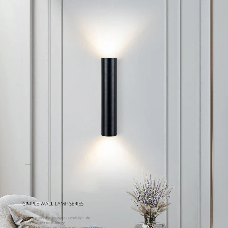 Afralia™ LED Aluminum Wall Lamp for Indoor Lighting Decor in Living Room, Bedroom, Dining & Bedside.