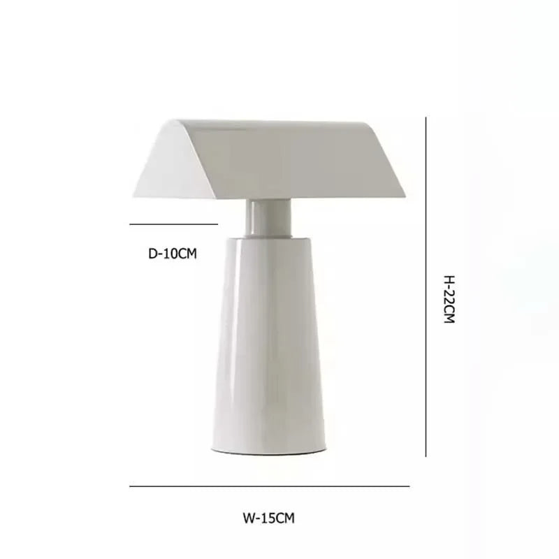Afralia™ Wireless Charging Table Lamp Touch Switch Desk Light for Bedroom