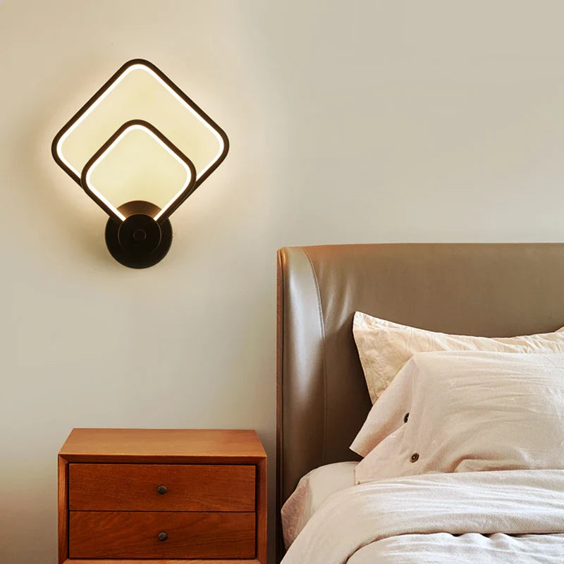 Afralia™ Nordic LED Wall Lamp for Bedroom and Living Room.