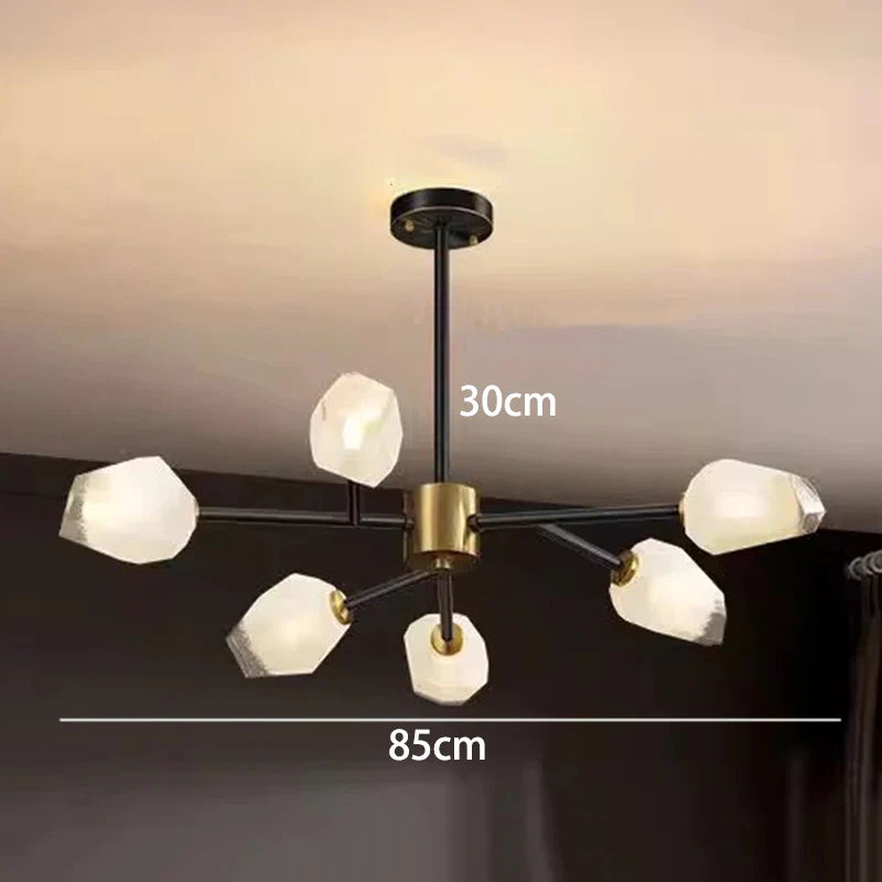 Afralia™ Modern Ceiling Chandelier for Dining Room Living Room Indoor Lighting