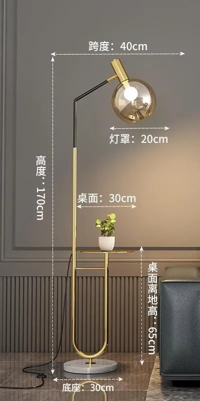 Afralia™ Nordic LED Floor Lamp - Modern Minimalist Light Luxury for Elegant Home Decor