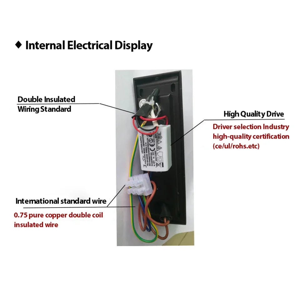 Afralia™ LED Bedside Wall Light 3W Angle Adjustable Sconce for Corridor Bedroom