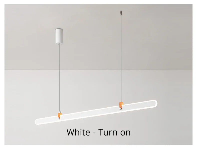 Afralia™ Long Strip Pendant Lamp: Minimalist Nordic Design for Luxurious Dining and Bar Lighting
