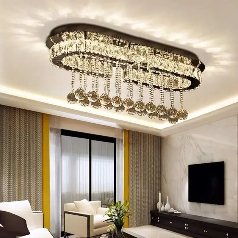 Afralia™ Luxury Crystal Dining Pendant Light - Modern, Creative, Personalized Lighting
