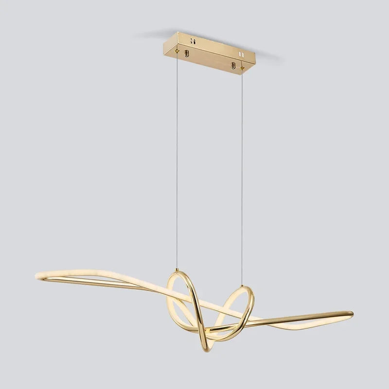 Afralia™ Gold LED Chandeliers: Modern Kitchen & Restaurant Lighting Fixtures