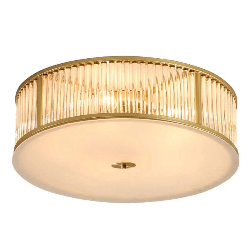 Afralia™ Crystal LED Ceiling Lamp for Luxury Living Room and Bedroom Lighting