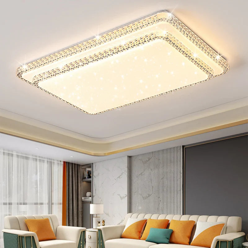 Afralia™ Modern LED Acrylic Ceiling Light for Living Room Bedroom Study Decor