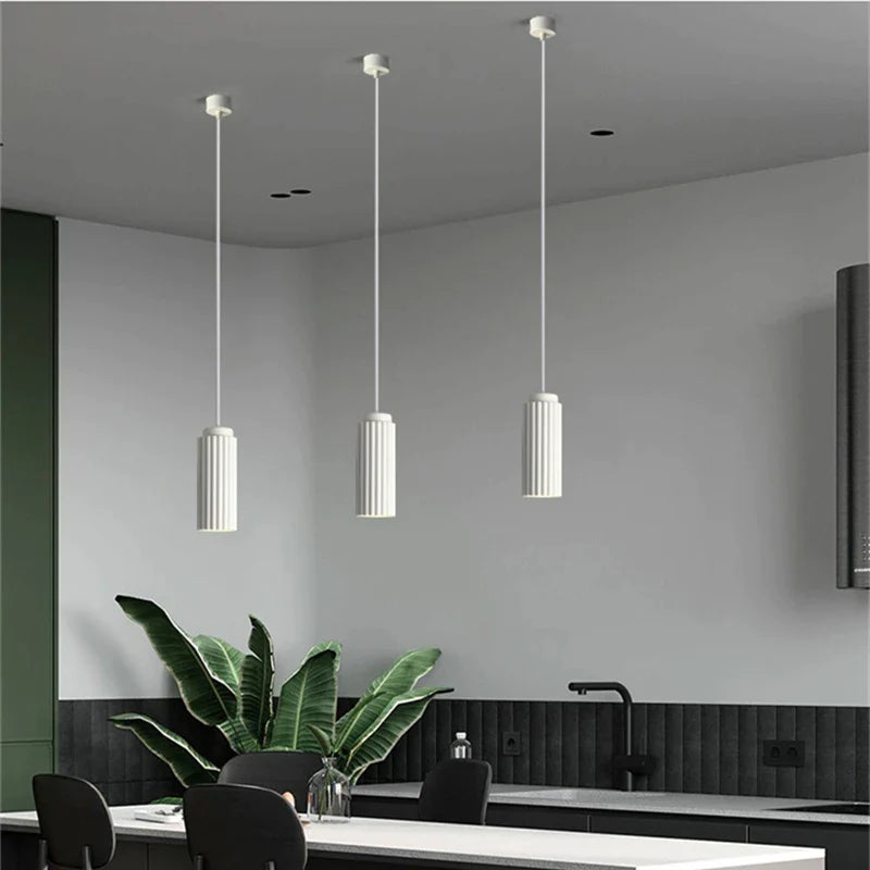 Afralia™ LED Pendant Lights: Modern Minimalist Hanging Fixture for Bedroom, Kitchen, Dining Room