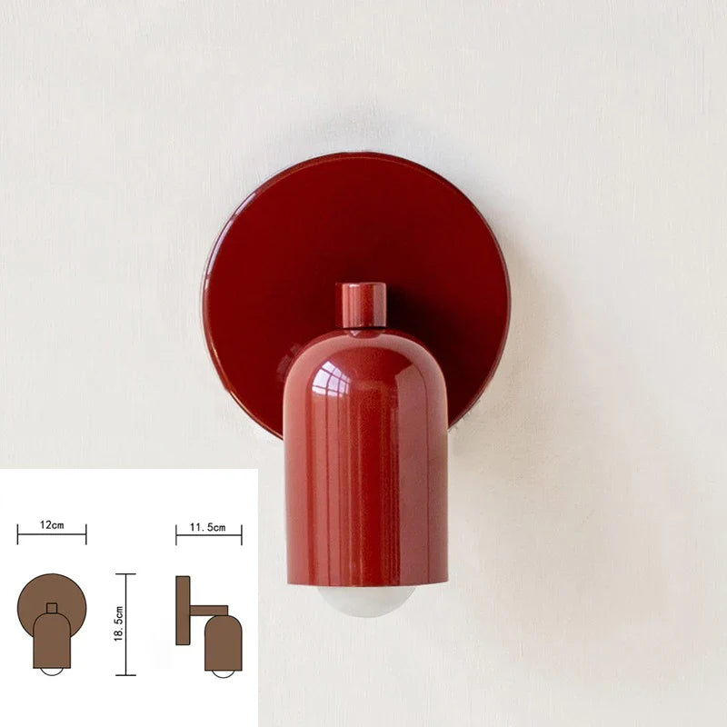 Afralia™ Nordic LED Sconce Light for Bedroom, Hallway, Hotel - Modern Wall Mounted Lamp