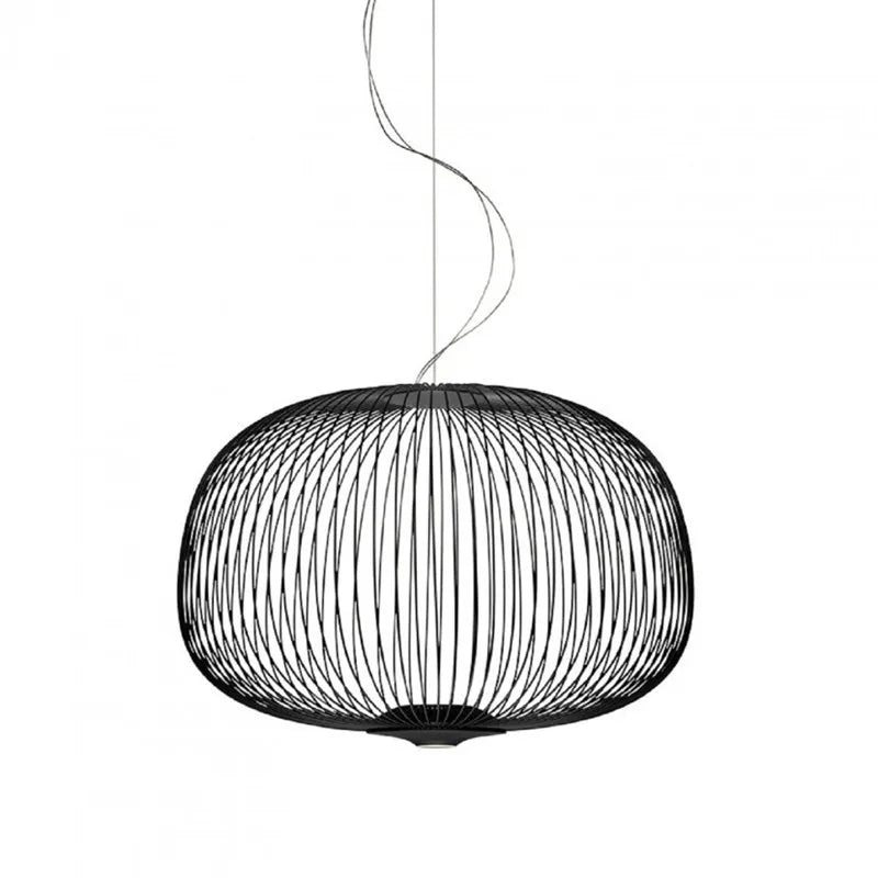 Afralia™ Spokes Bird Cage Pendant Light for Creative Interior Lighting
