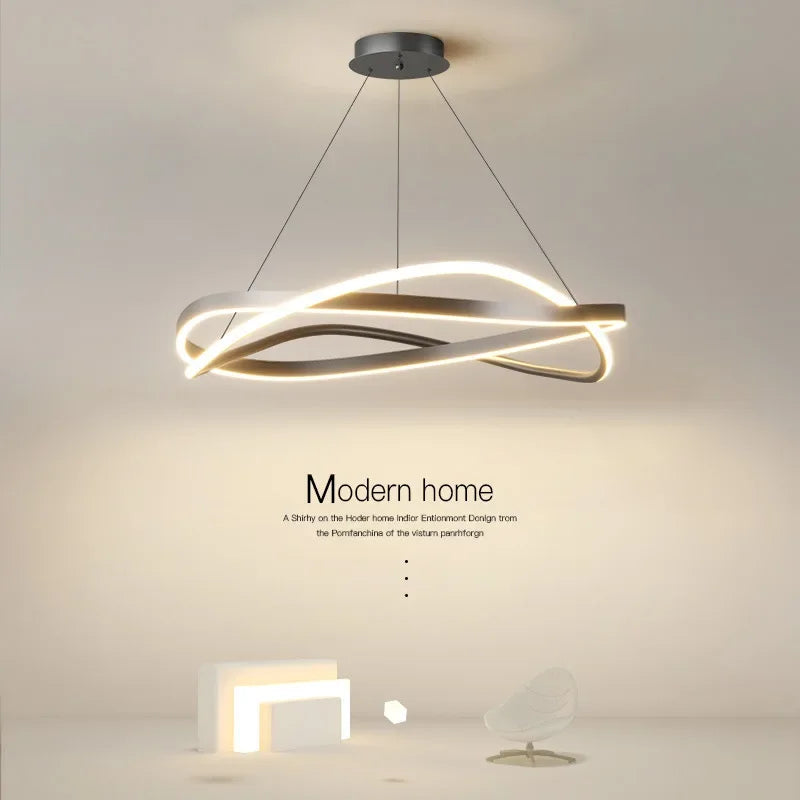 Afralia™ Modern LED Pendant Light - Stylish Hanging Chandelier