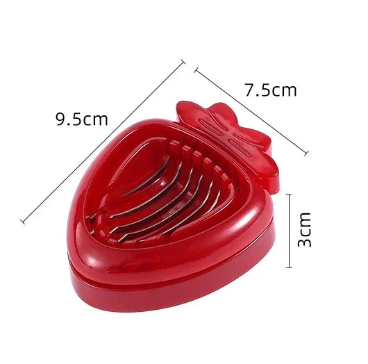 Afralia™ Strawberry Slicer Cutter Kitchen Gadget Salad Berry Cake Decoration Tool