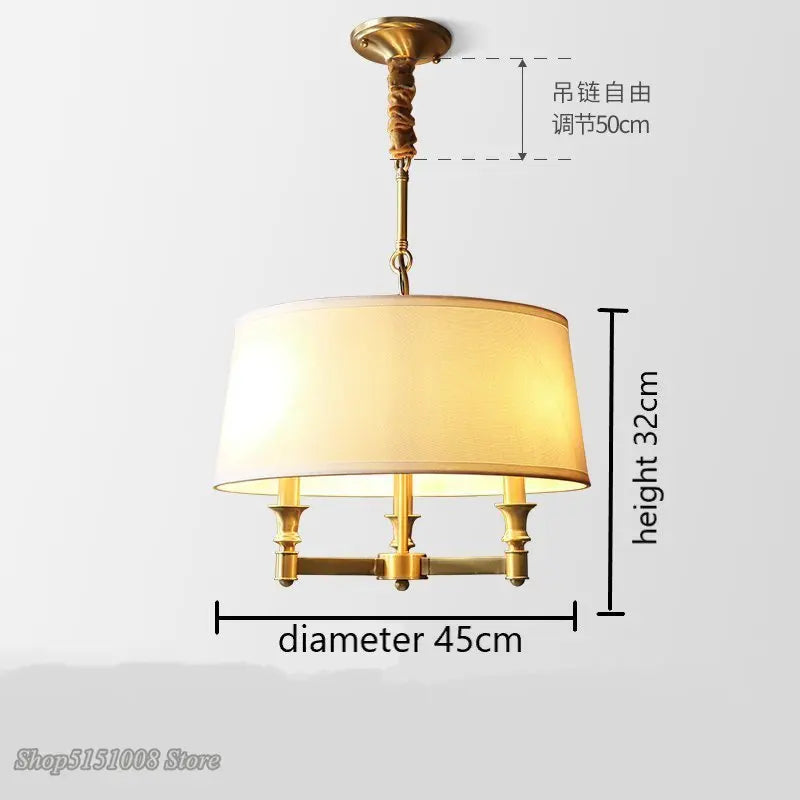 Afralia™ Art Deco Copper Pendant Light for Dining Room, Living Room & Bedroom Lighting