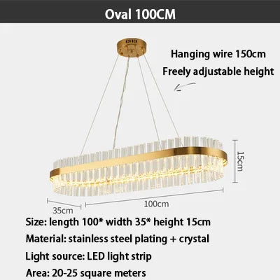 Afralia™ Crystal LED Ring Chandelier: Modern Home Lighting Fixture