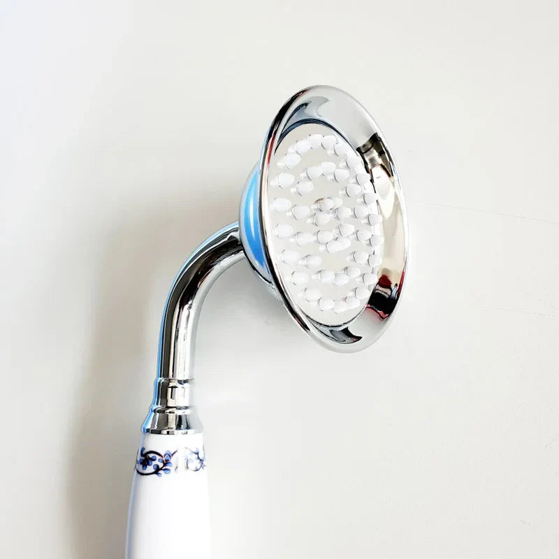 Afralia™ Luxury Handheld Shower Head High Pressure Chrome Plated Boosting Spray