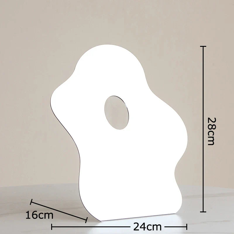 Afralia™ Modern Acrylic Mirror Vase for Floral Arrangement and Home Decor