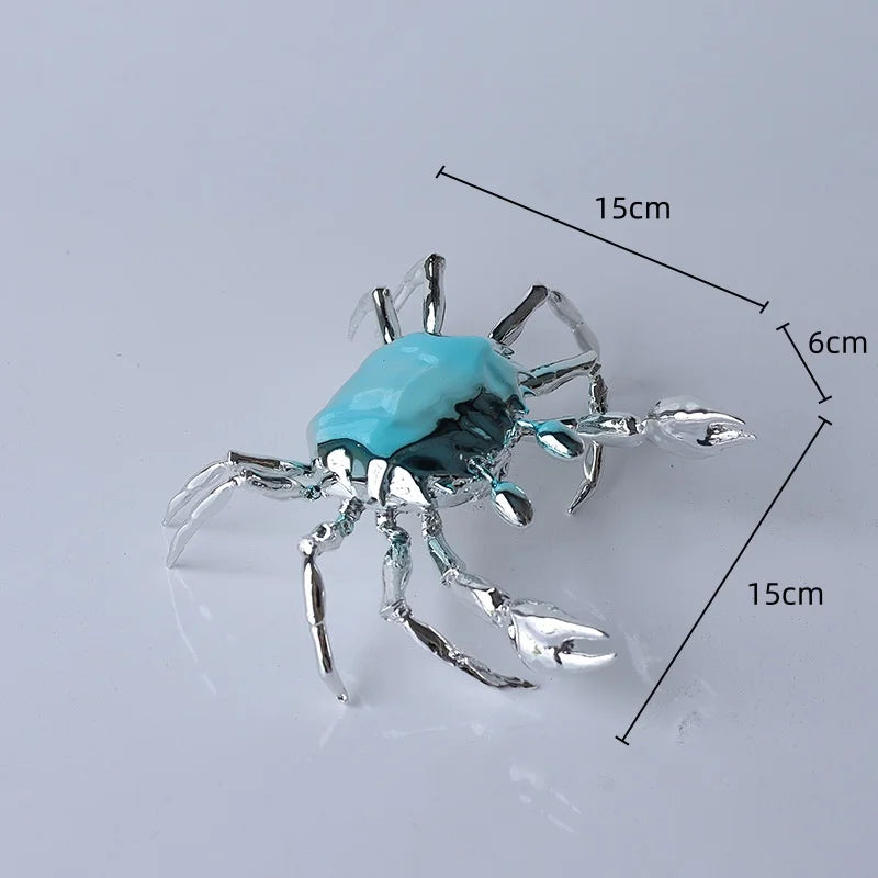 Afralia™ Metal Insect Sculpture Figurine Home Decor Accessory