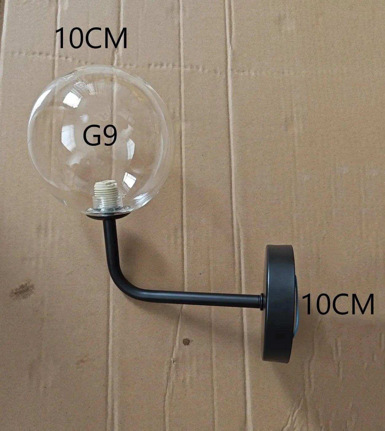 Afralia™ Glass Ball Wall Lamps for Bedroom, Staircase, Corridor - Modern Nordic Design