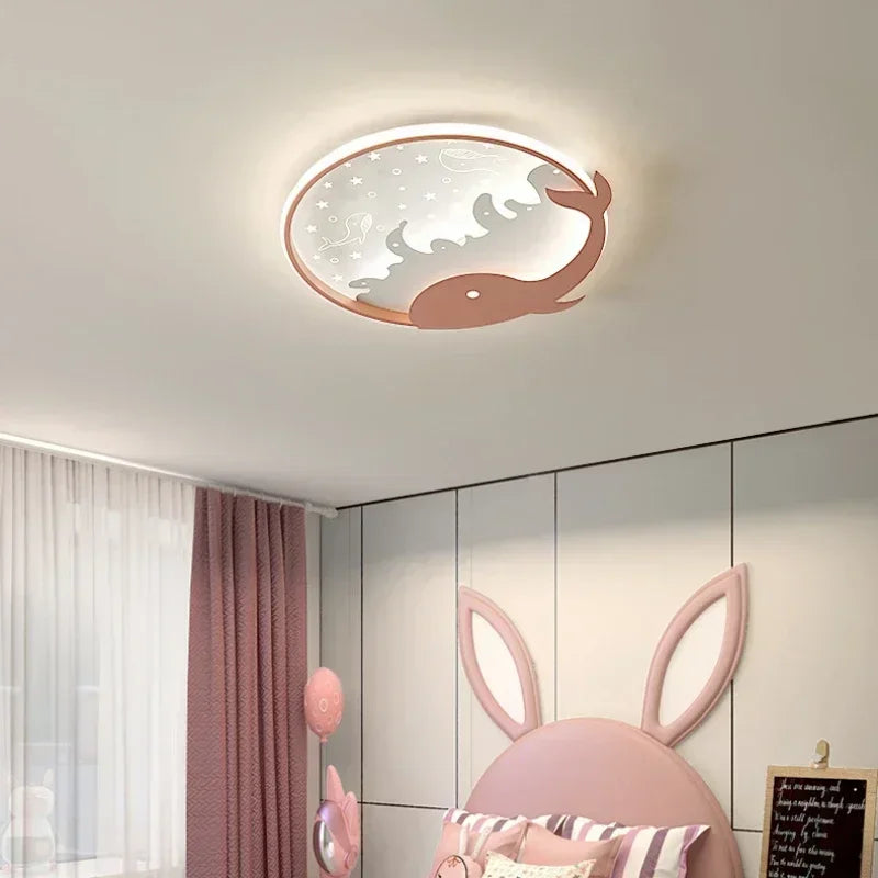 Afralia™ Children's LED Ceiling Lamp for Nursery Bedroom Lighting