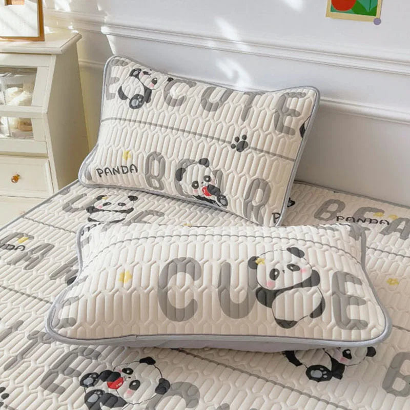 Afralia™ Super Thick Latex Queen Mattress Pad for Cool Summer Nights