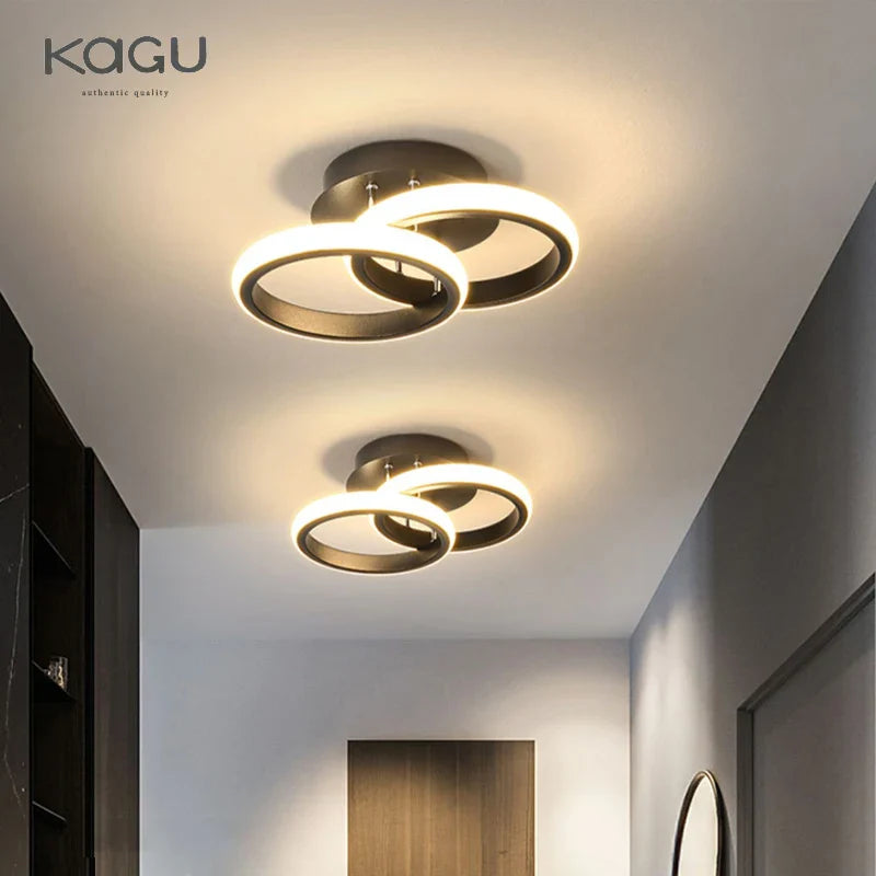 Afralia™ LED Ceiling Lamp for Modern Spaces - Minimalist Indoor Lighting