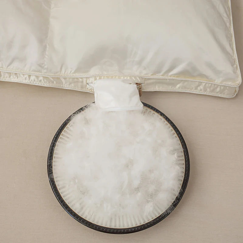 Afralia™ Luxury Goose Down Duvet Winter Comforter - Queen King Size Cozy Quilt Core