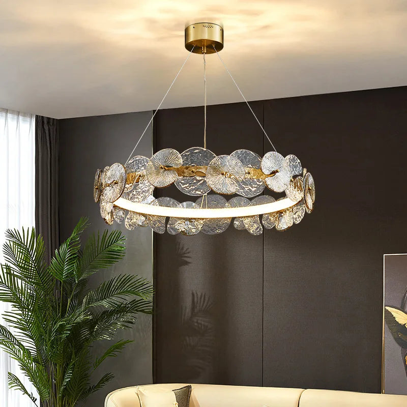 Afralia™ Nordic Luxury LED Chandeliers for Home Indoor Living Room Dining Bedroom