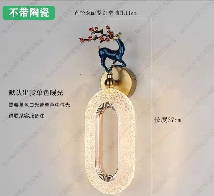 Afralia™ Light Luxury Modern Minimalist Wall Lamp for Bedroom Living Room Corridor