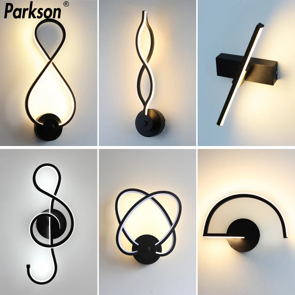 Afralia™ Modern Nordic LED Wall Lamp Sconce Light for Bedroom Living Room Aisle