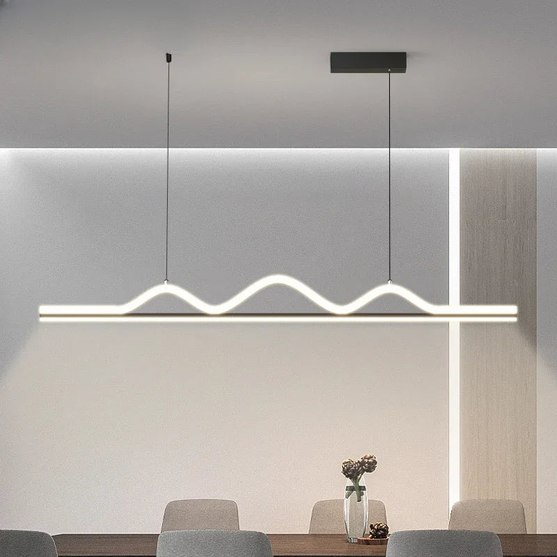 Afralia™ Modern LED Pendant Light for Dining Table Kitchen Home Decor Lighting