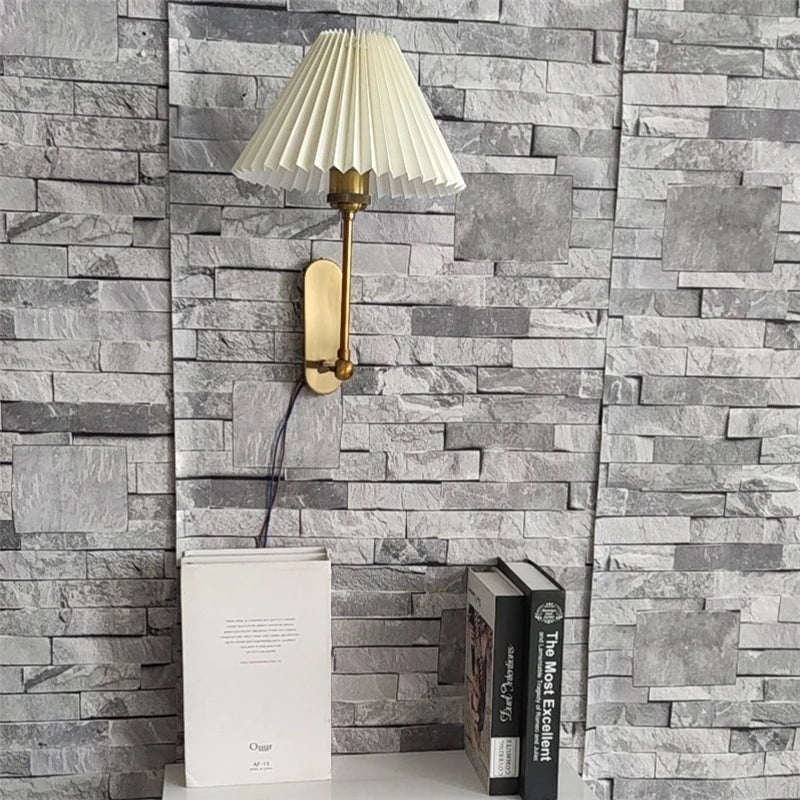 Afralia™ LED Origami Wall Lamp Rotatable Pole Light for Bedroom & Living Room