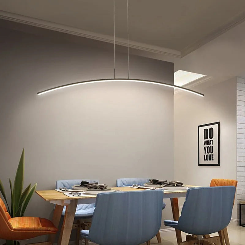 Afralia™ LED Pendant Lamp: Modern Office Kitchen Chandelier, Nordic Style Ceiling Light, AC110V 220V