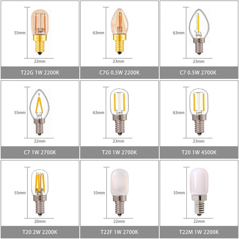 Afralia™ Dimmable LED Candle Light Bulb for Home Decor Lighting