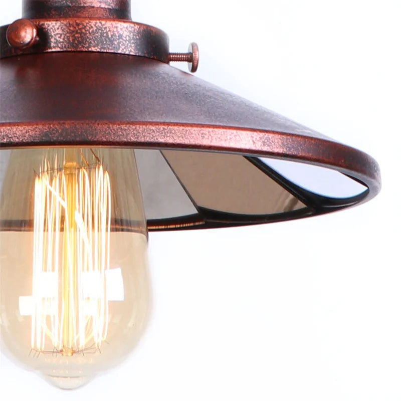 Afralia™ Rustic LED Wall Sconce Industrial Luminaire for Bedroom Foyer Bathroom Mirror