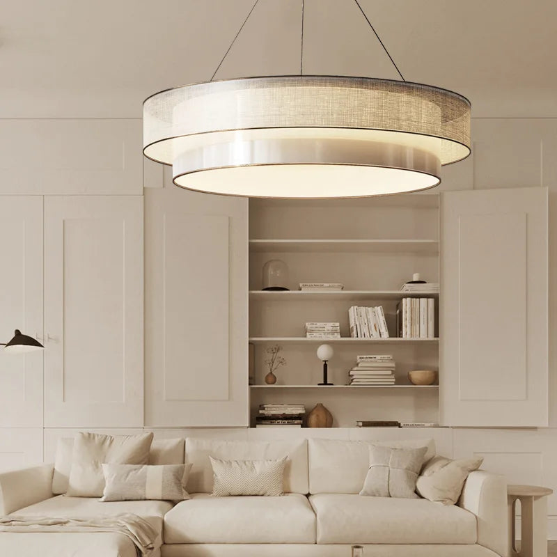 Afralia™ Contemporary LED Round Pendant Light for Home Decor