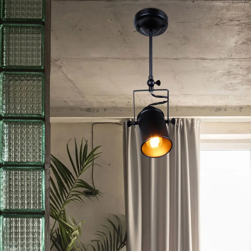 Afralia™ Industrial Retro Ceiling Lamp American Loft Style E27 for Home Decor