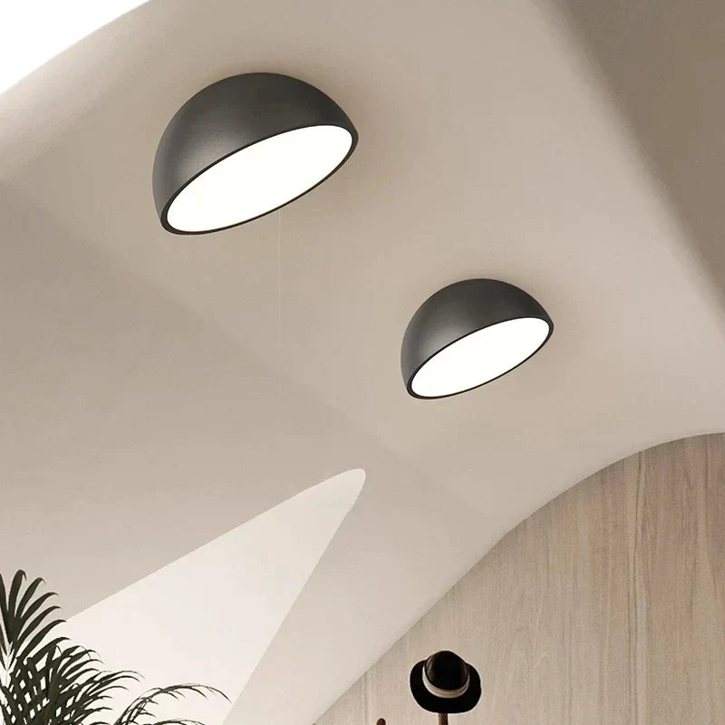 Afralia™ Nordic LED Round Ceiling Chandelier for Modern Home Decor