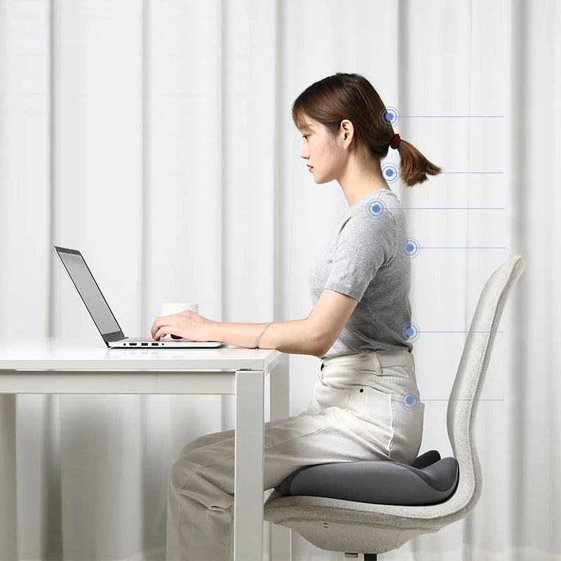 Afralia™ Memory Foam Office Chair Cushion: Thick, Breathable, and Washable Butt Support