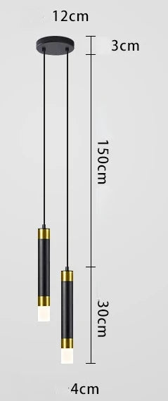 Afralia™ Rotatable Spotlight Pendant Lamp for Modern Bedroom, Living Room, and Kitchen Lighting