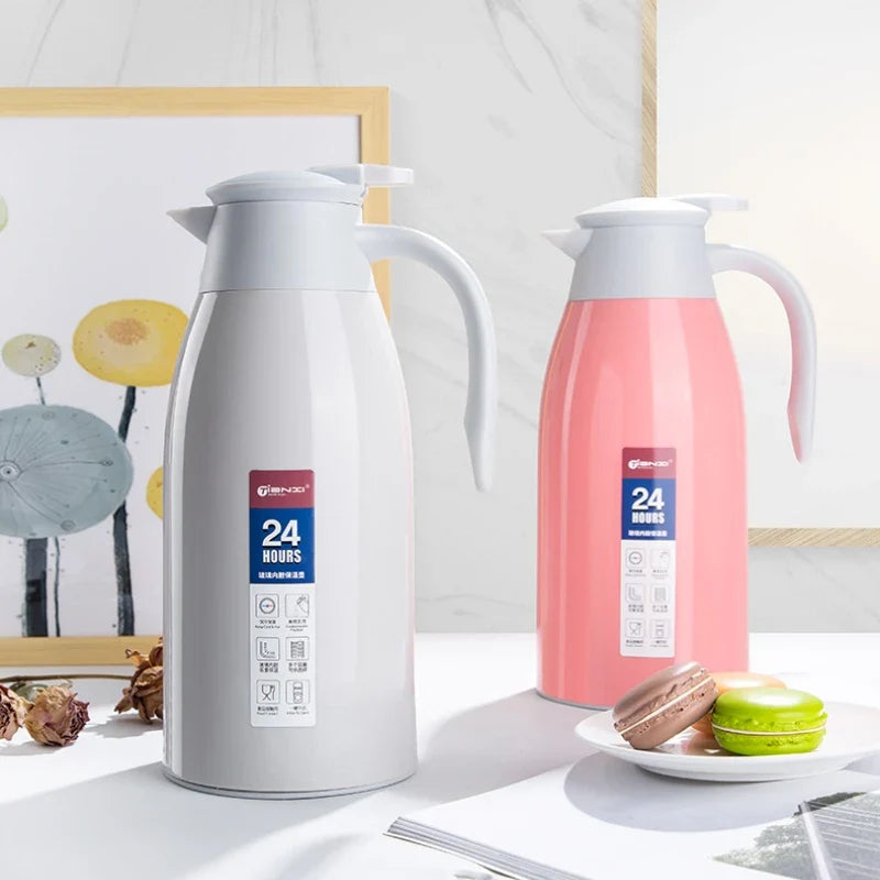 Afralia™ InsulaVacuum Bottle Glass Liner Large-capacity Thermos - Household Portable Drinkware