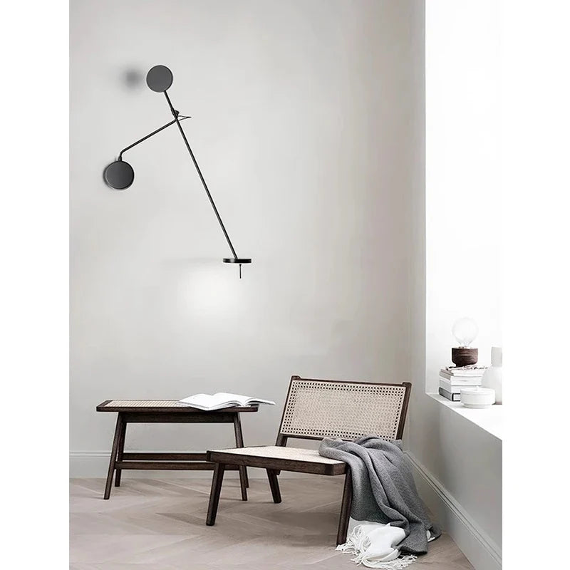 Afralia™ Minimalist Italian Restaurant Living Room Wall Light