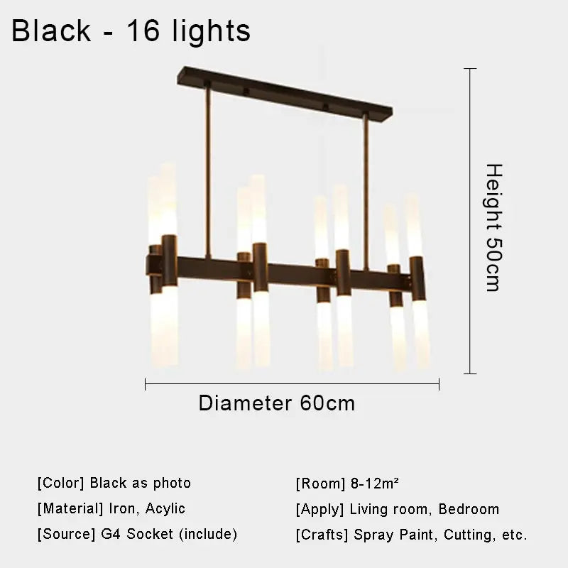 Afralia™ Nordic Design Living Room Chandelier LED Light Fixture for Kitchen Bedroom Dining Decor