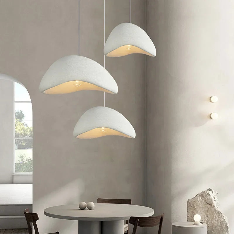 Afralia™ Wabi Sabi LED Chandelier: Modern Minimalist Pendant Light for Dining, Living Room, Bedroom