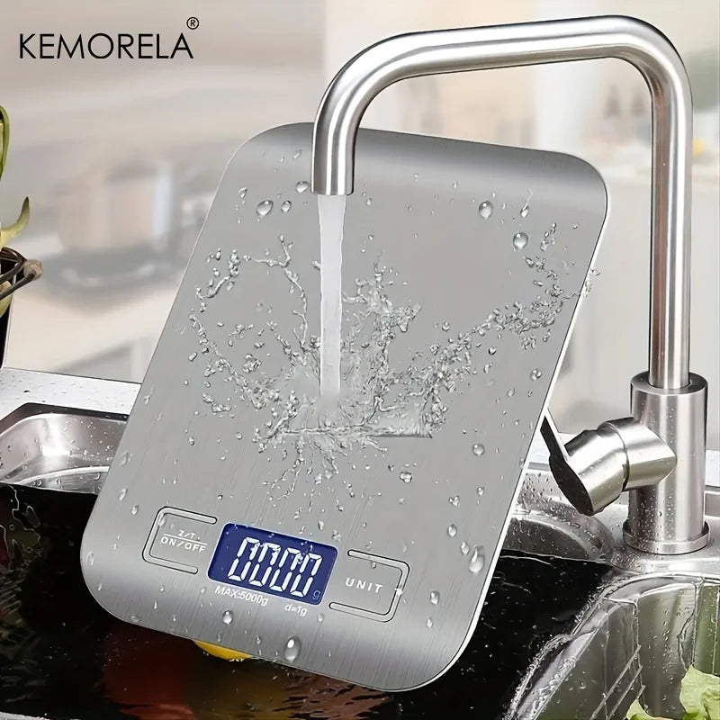 Afralia™ Stainless Steel Electronic Kitchen Scale | Accurate Weighing for Household and Baking