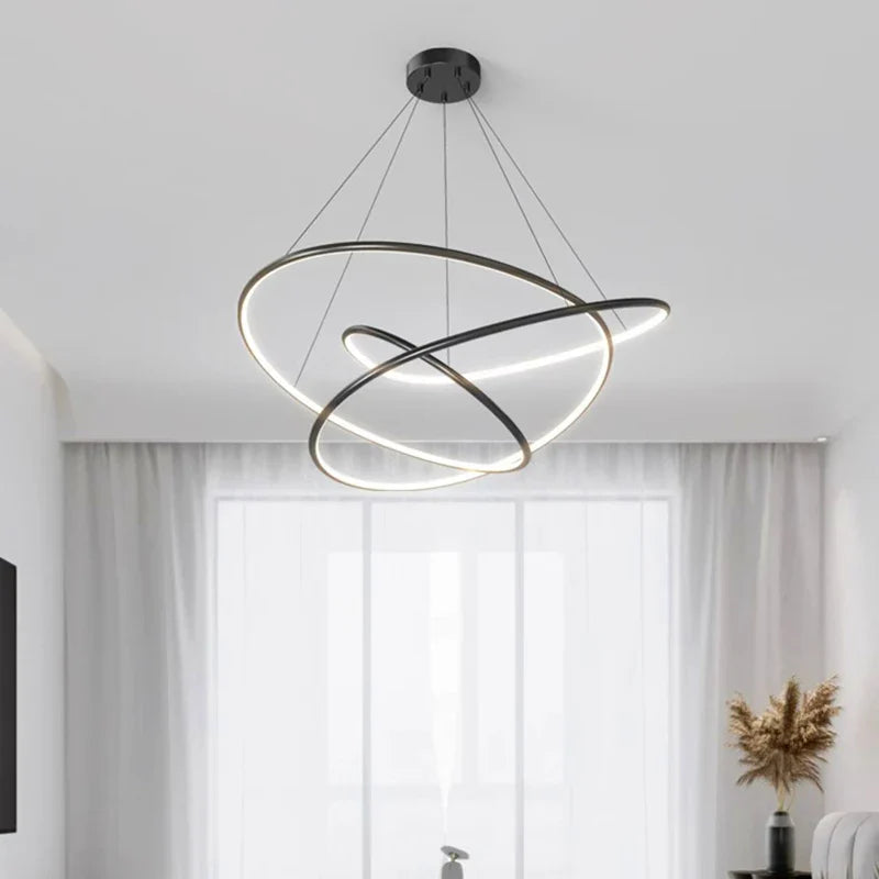 Afralia™ Nordic LED Pendant Chandelier for Stylish Indoor Lighting