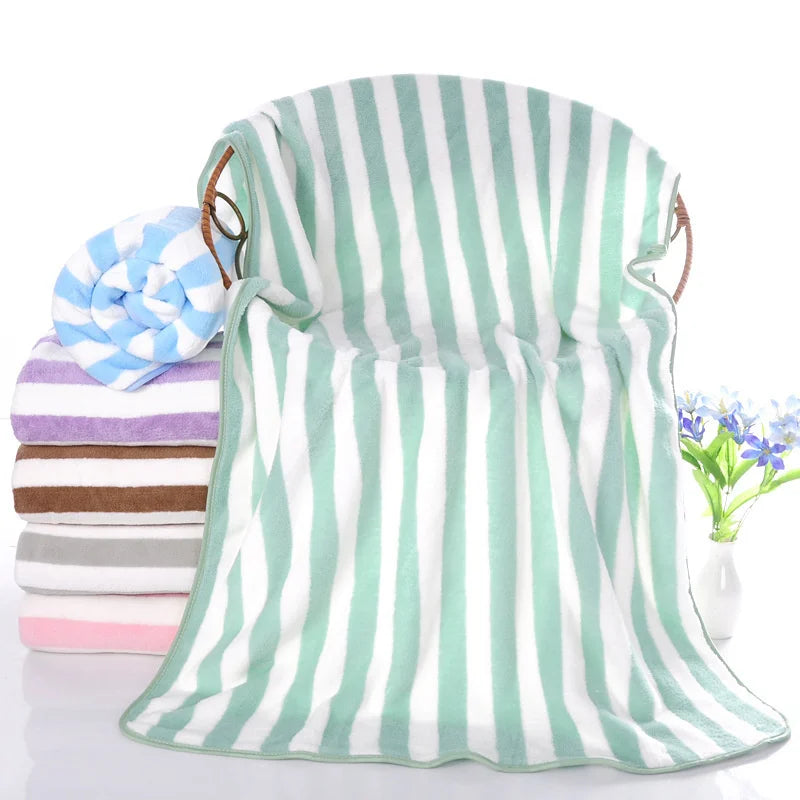 Afralia™ Microfiber Bath Towel Sets for Soft Absorbent Quick Drying Adults