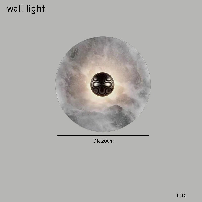 Afralia™ Marble Pendant Light: Luxury Stone Hanging Lamp for Dining Room & Bar