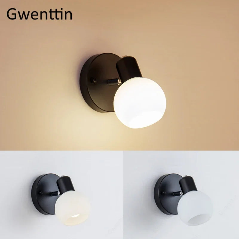 Afralia™ Rotatable Bathroom Mirror Light Wall Sconces, Modern LED Fixtures for Home Decor.