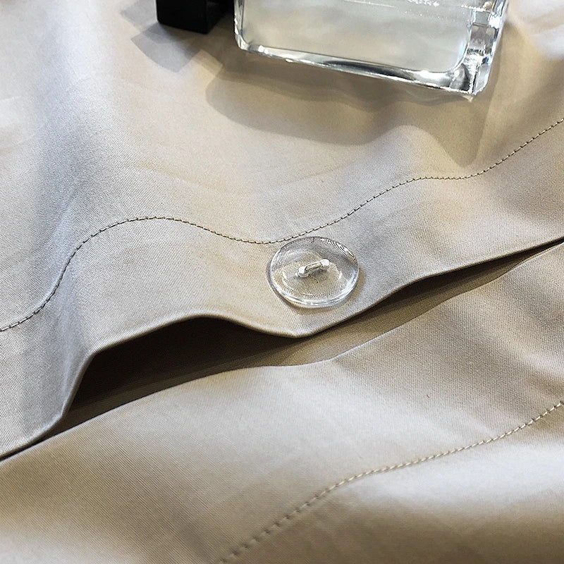 Afralia™ 1200TC Egyptian Cotton Satin Jacquard Patchwork Bedding Set with Silky Finish